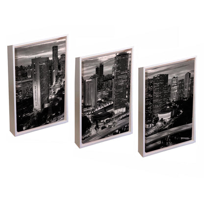 Quadro Decorativo "Cidade Noturna em três atos"