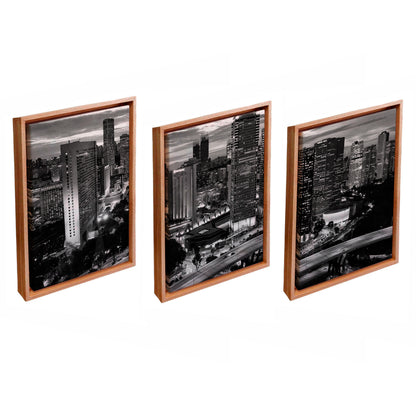 Quadro Decorativo "Cidade Noturna em três atos"