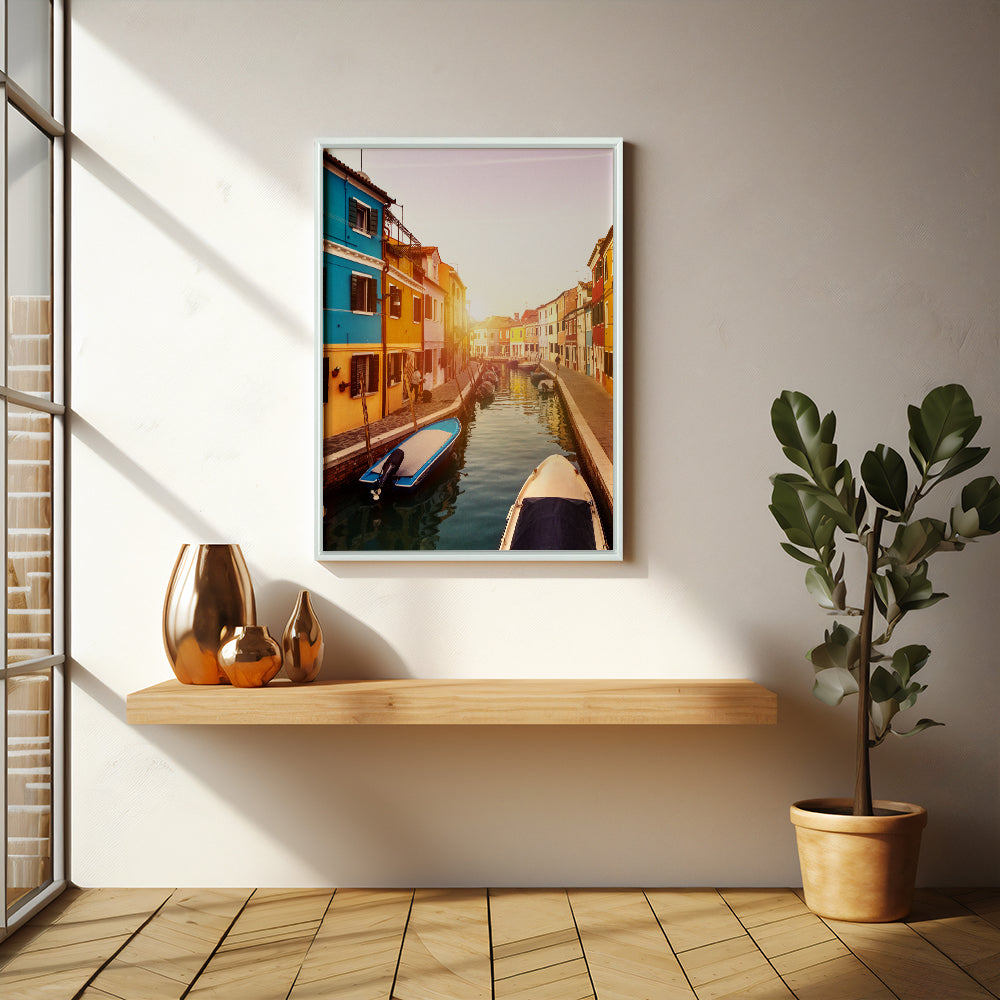 Quadro Decorativo "Veneza em cores"