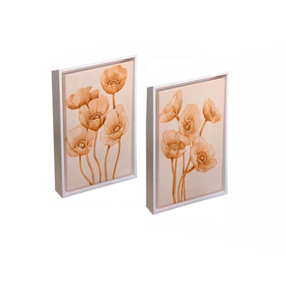 Quadro Decorativo "Rosas Claras - Segundo Ato"