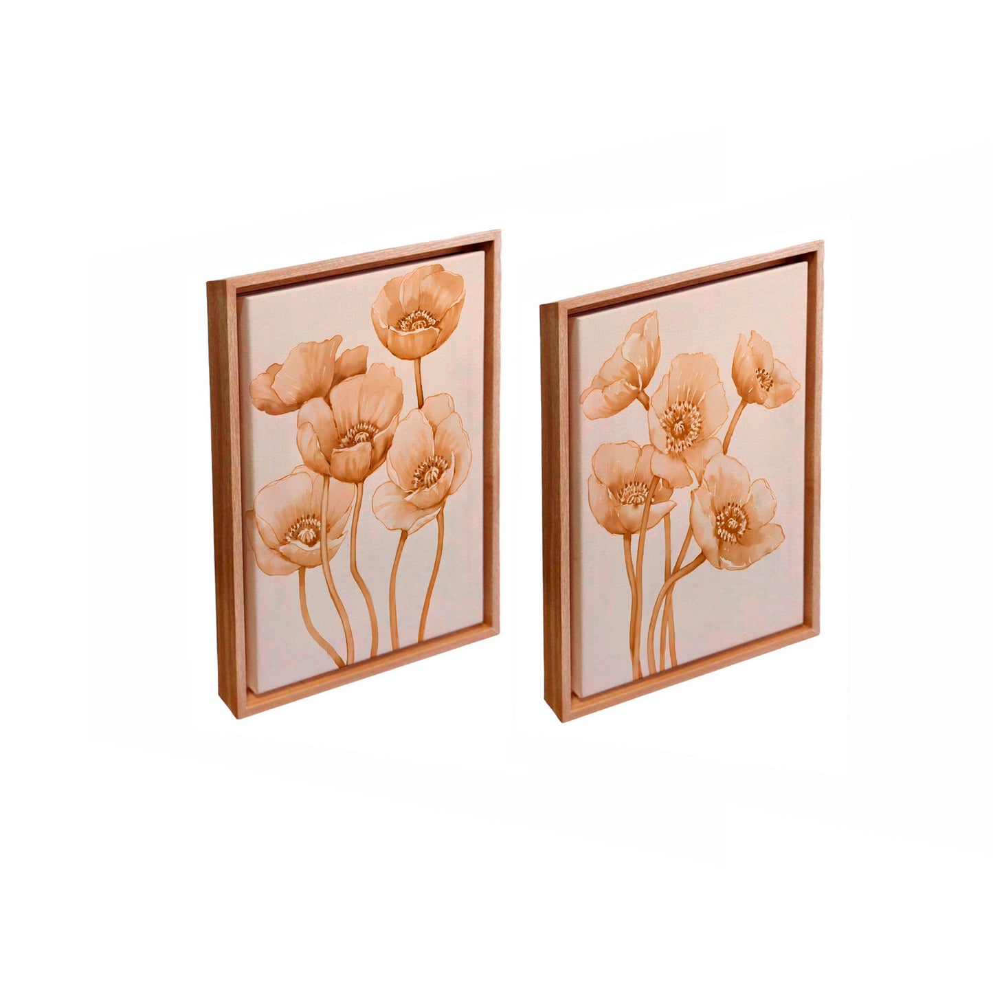 Quadro Decorativo "Rosas Claras - Segundo Ato"