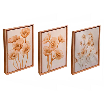 Quadro Decorativo "Rosas Claras - Terceiro Ato"