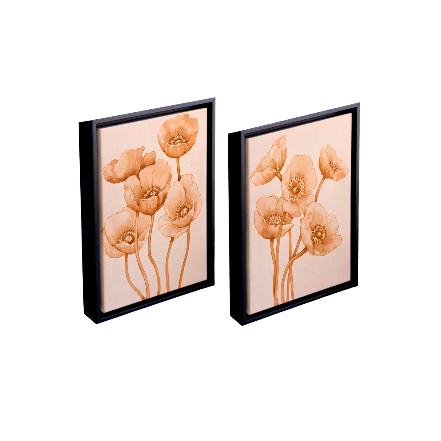 Quadro Decorativo "Rosas Claras - Segundo Ato"