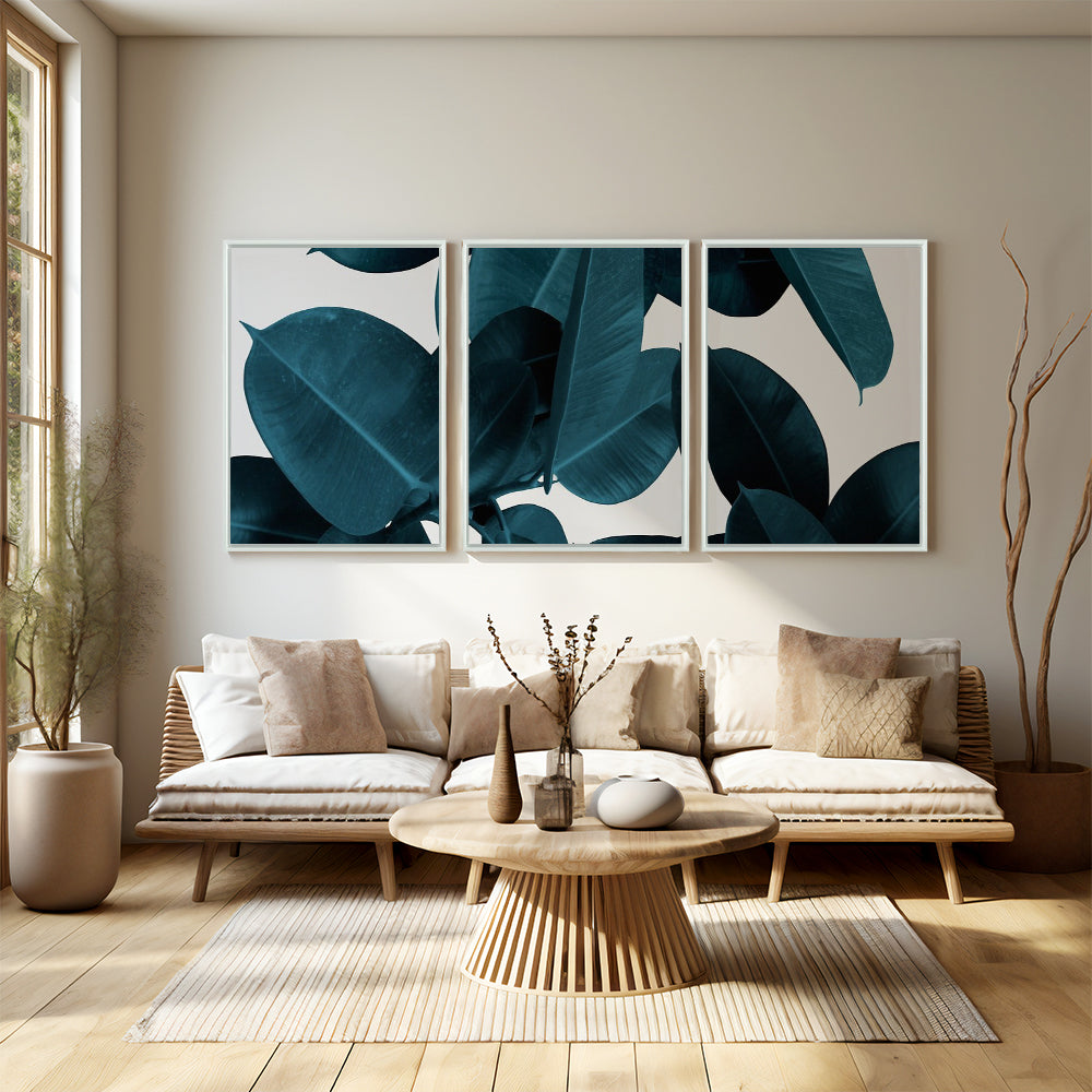 Quadro Decorativo "A Folhagem Azul - Terceiro Ato"