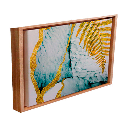 Quadro Decorativo "Conchas de ouro"