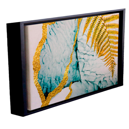 Quadro Decorativo "Conchas de ouro"