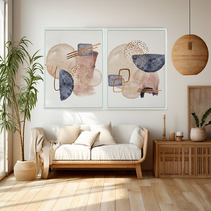 Quadro Decorativo "O Abstrato de Óculos Escuros - Estendido"