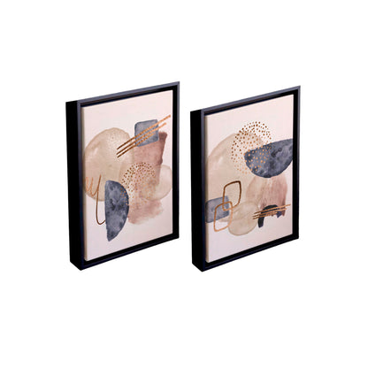 Quadro Decorativo "O Abstrato de Óculos Escuros - Estendido"