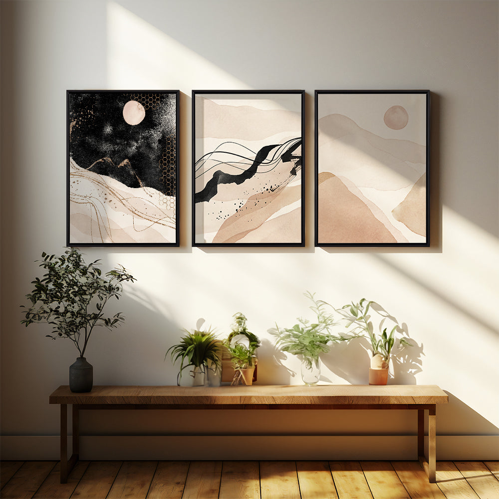 Quadro Decorativo "A Lua vista da Lua - Terceiro Ato"